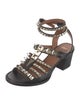 Givenchy Leather Studded Accents Gladiator Sandals