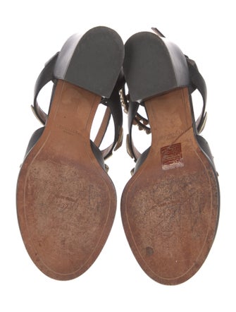 Givenchy Leather Studded Accents Gladiator Sandals