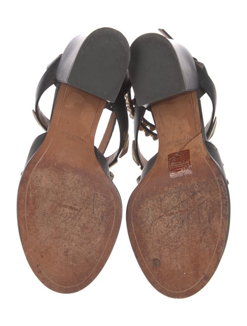 Givenchy Leather Studded Accents Gladiator Sandals