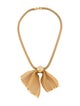 Givenchy Crystal Mesh Bow Choker Necklace