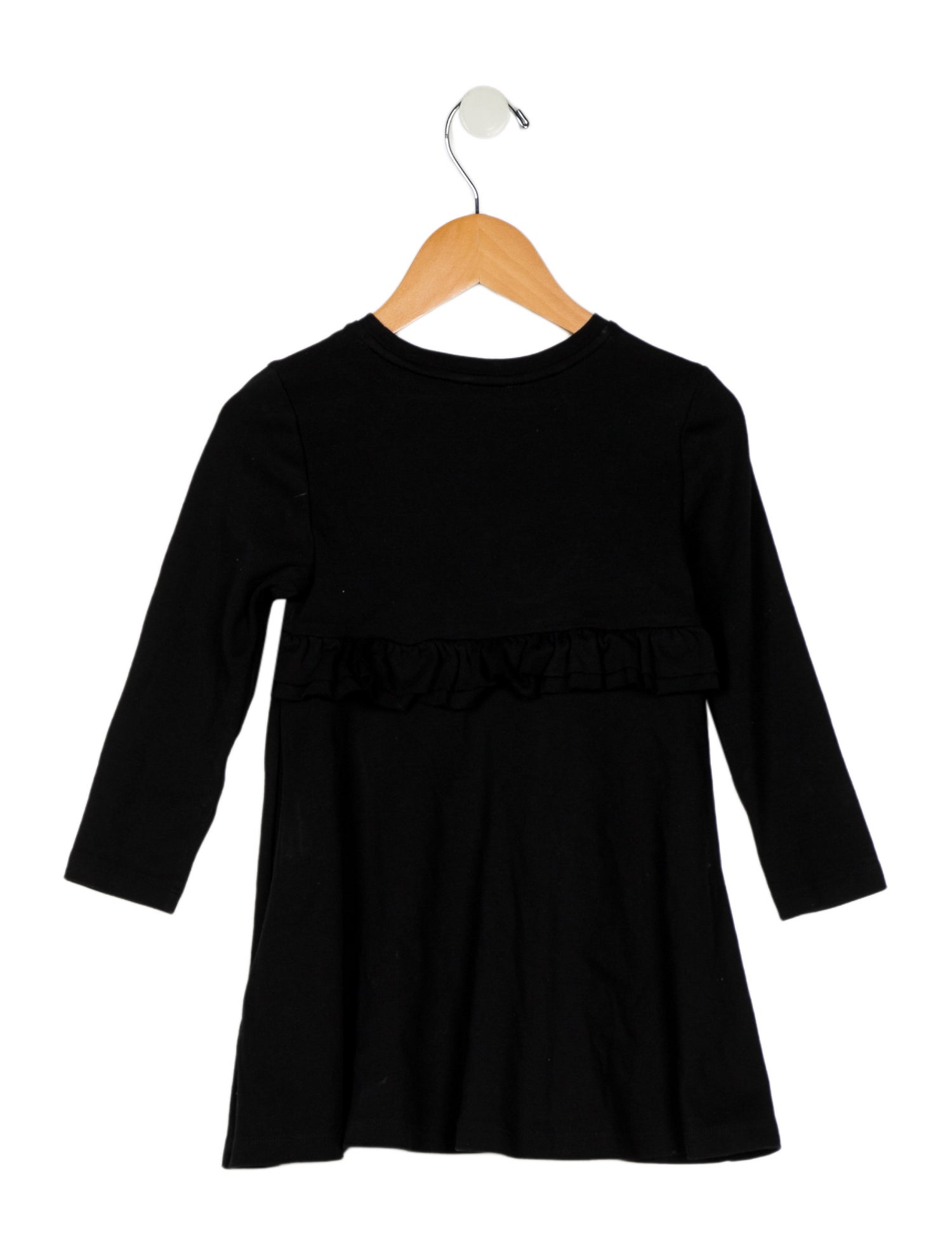 Givenchy Girls' Solid Embroidered Dress