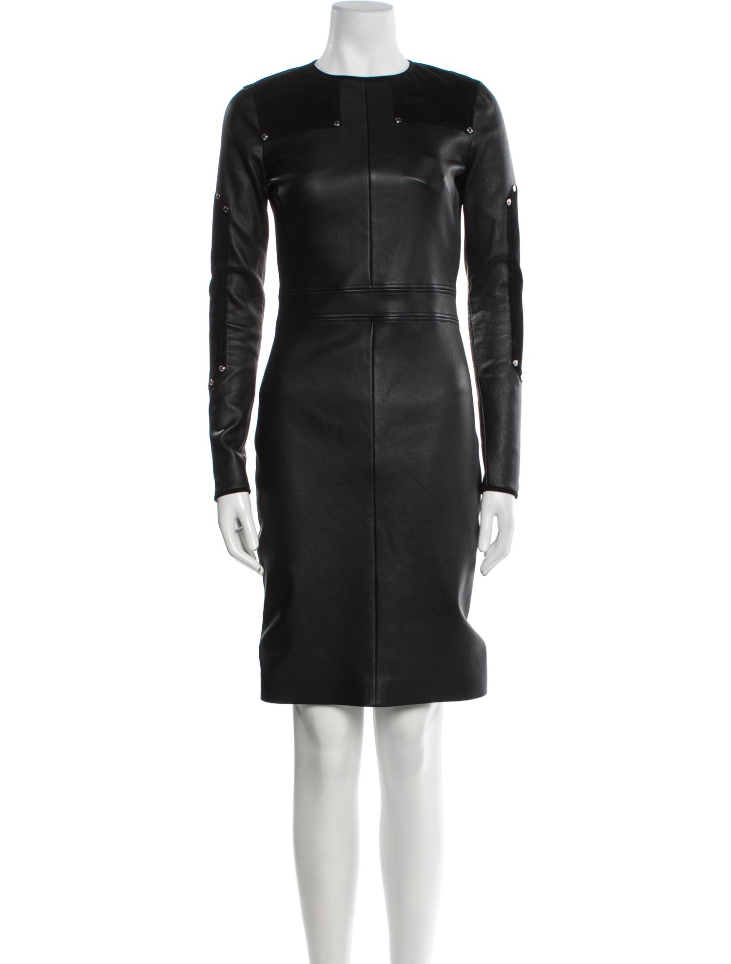 Givenchy Lambskin Knee-Length Dress