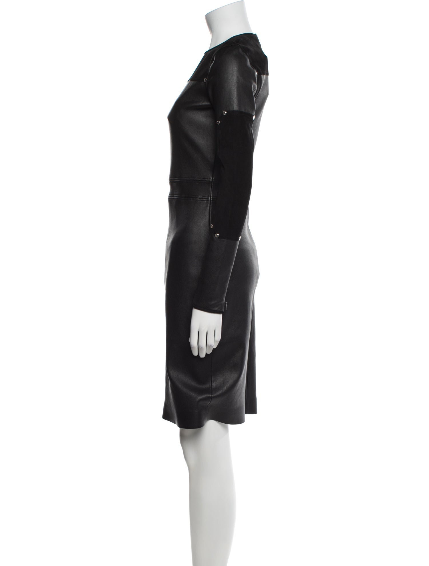 Givenchy Lambskin Knee-Length Dress