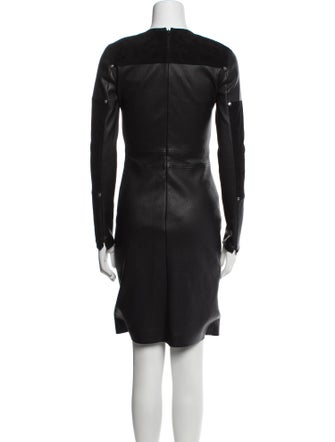 Givenchy Lambskin Knee-Length Dress