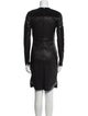 Givenchy Lambskin Knee-Length Dress