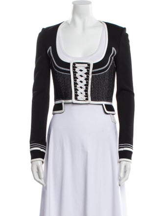 Givenchy Striped Evening Jacket