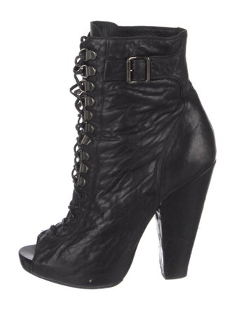 Givenchy Leather Lace-Up Boots