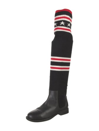 Givenchy Striped Sock Boots
