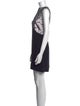 Givenchy Bateau Neckline Mini Dress