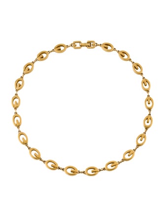 Givenchy G Logo Choker Necklace
