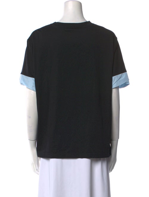 Givenchy Colorblock Pattern Crew Neck T-Shirt