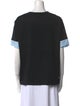 Givenchy Colorblock Pattern Crew Neck T-Shirt