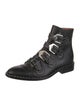 Givenchy Leather Studded Accents Combat Boots