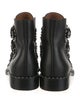Givenchy Leather Studded Accents Combat Boots