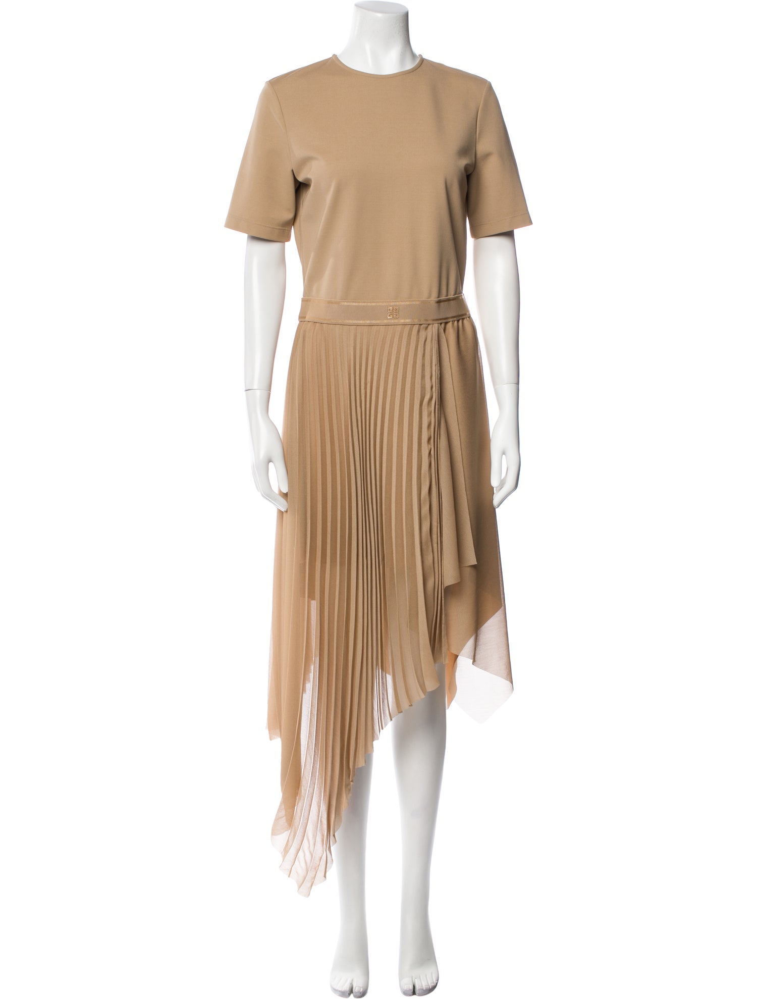 Givenchy Crew Neck Knee-Length Dress