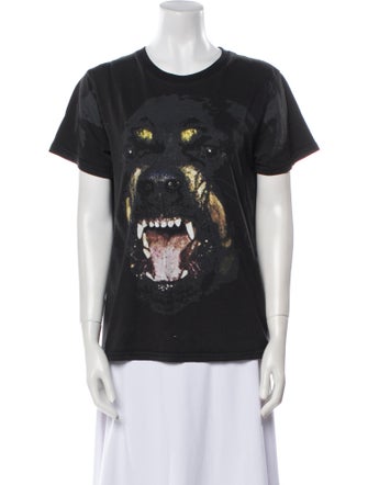 Givenchy Graphic Print Crew Neck T-Shirt