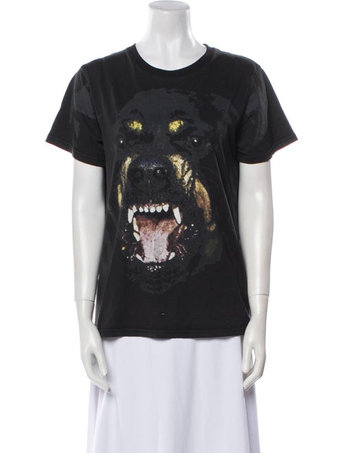 Givenchy Graphic Print Crew Neck T-Shirt