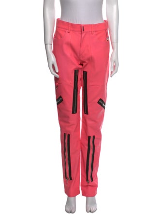 Givenchy Lambskin Straight Leg Pants