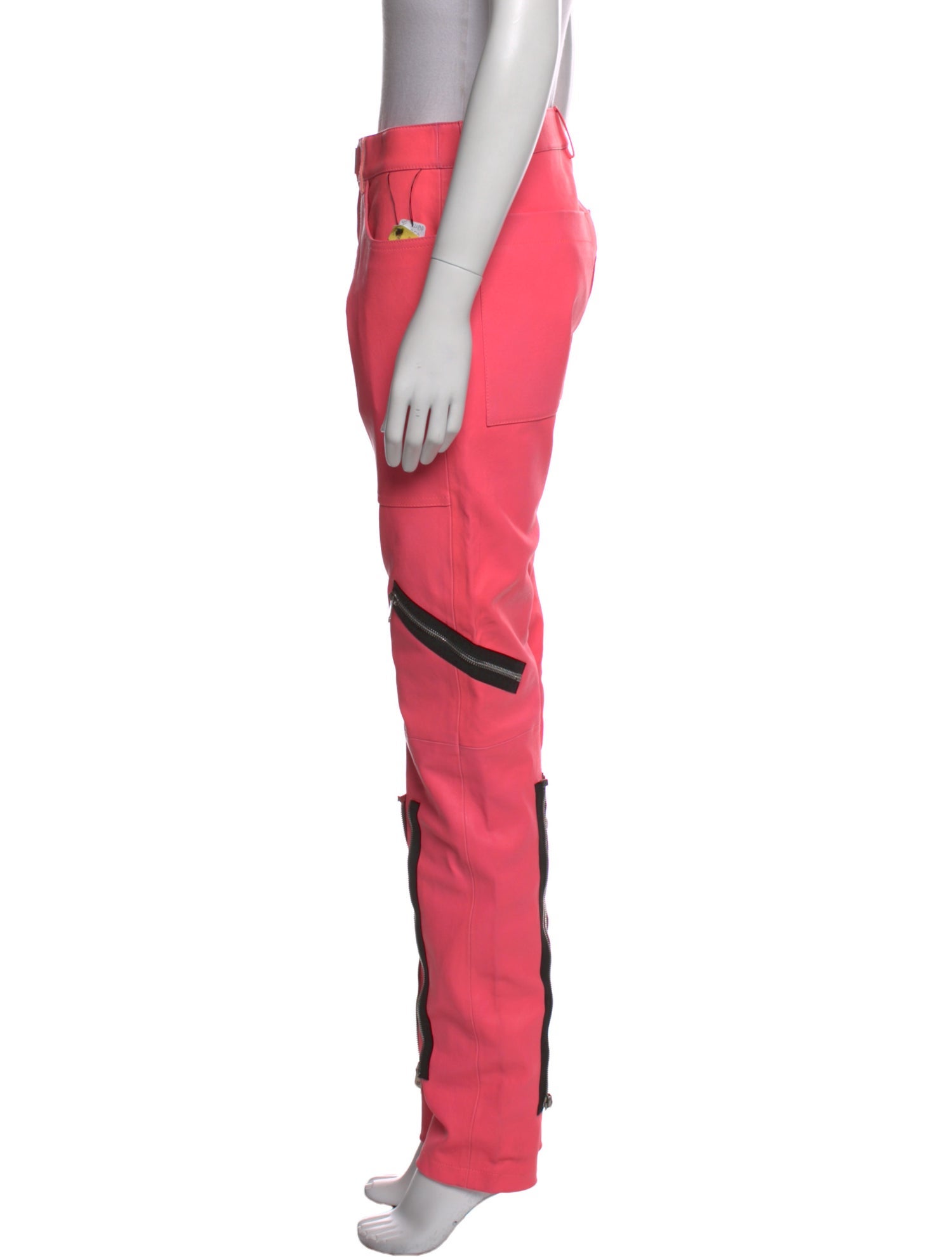 Givenchy Lambskin Straight Leg Pants