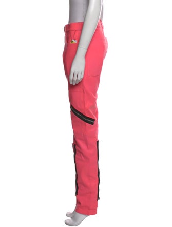 Givenchy Lambskin Straight Leg Pants