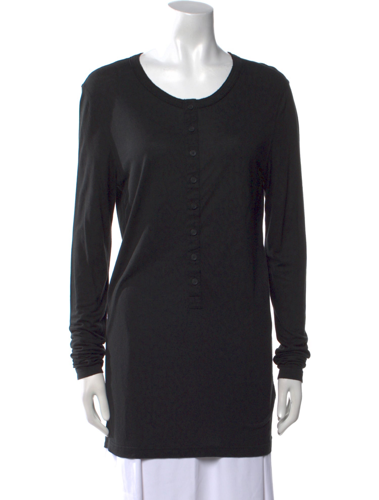 Givenchy Scoop Neck Long Sleeve Top