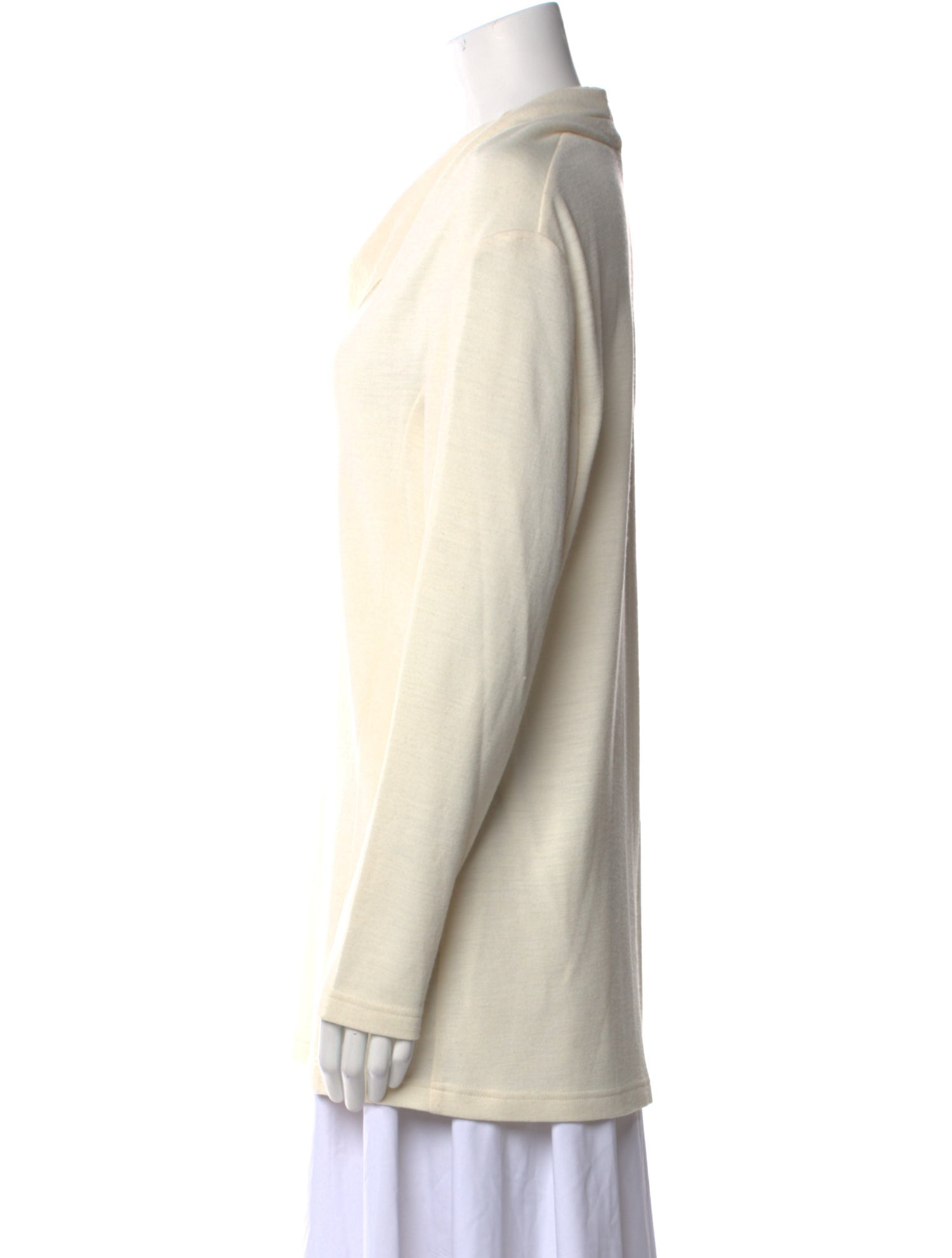 Givenchy Cowl Neck Long Sleeve Tunic