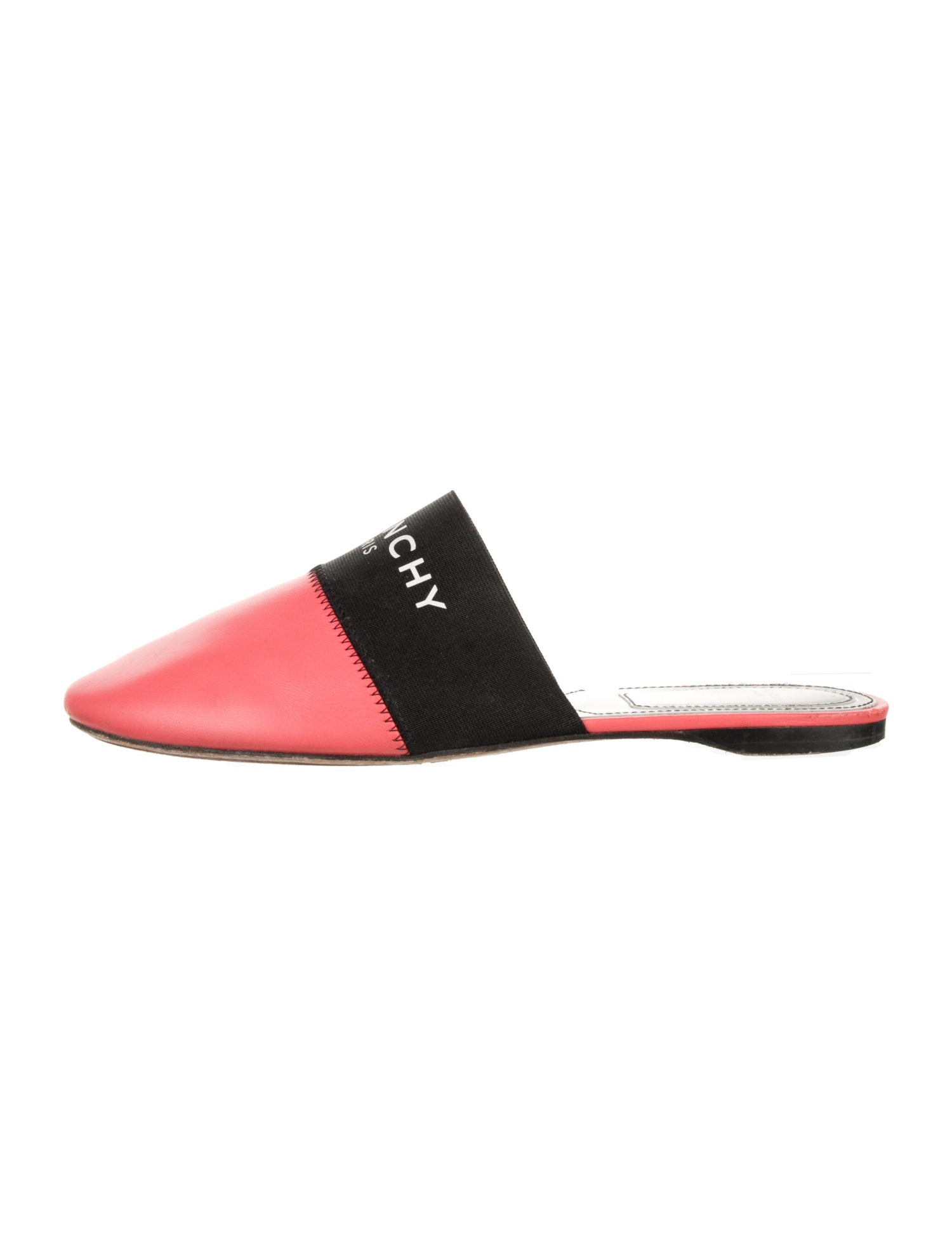 Givenchy Signature Logo Leather Mules