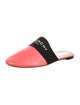 Givenchy Signature Logo Leather Mules