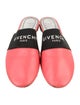 Givenchy Signature Logo Leather Mules