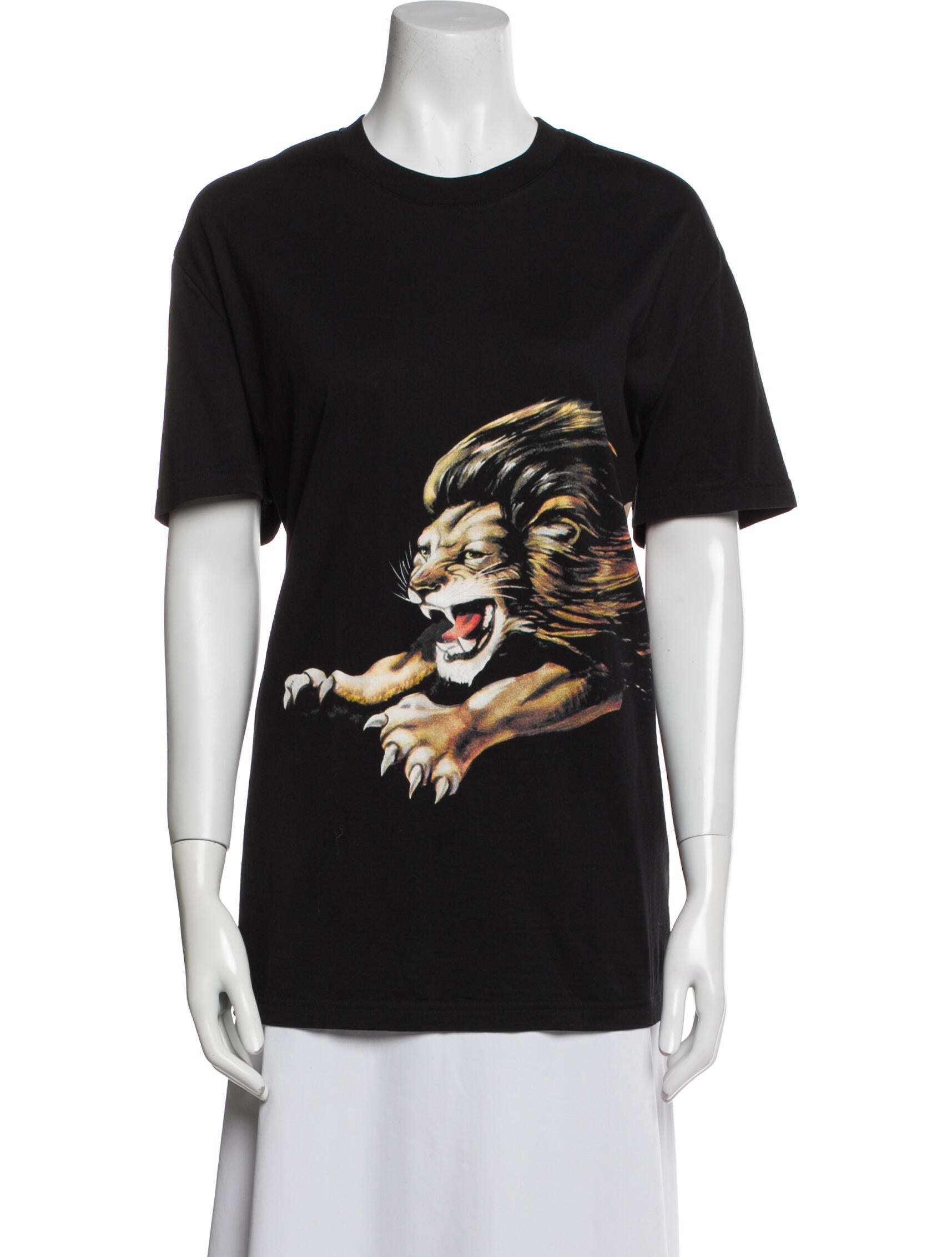 Givenchy Graphic Print Crew Neck T-Shirt