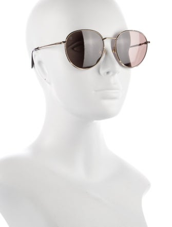 Givenchy Round Mirrored Sunglasses