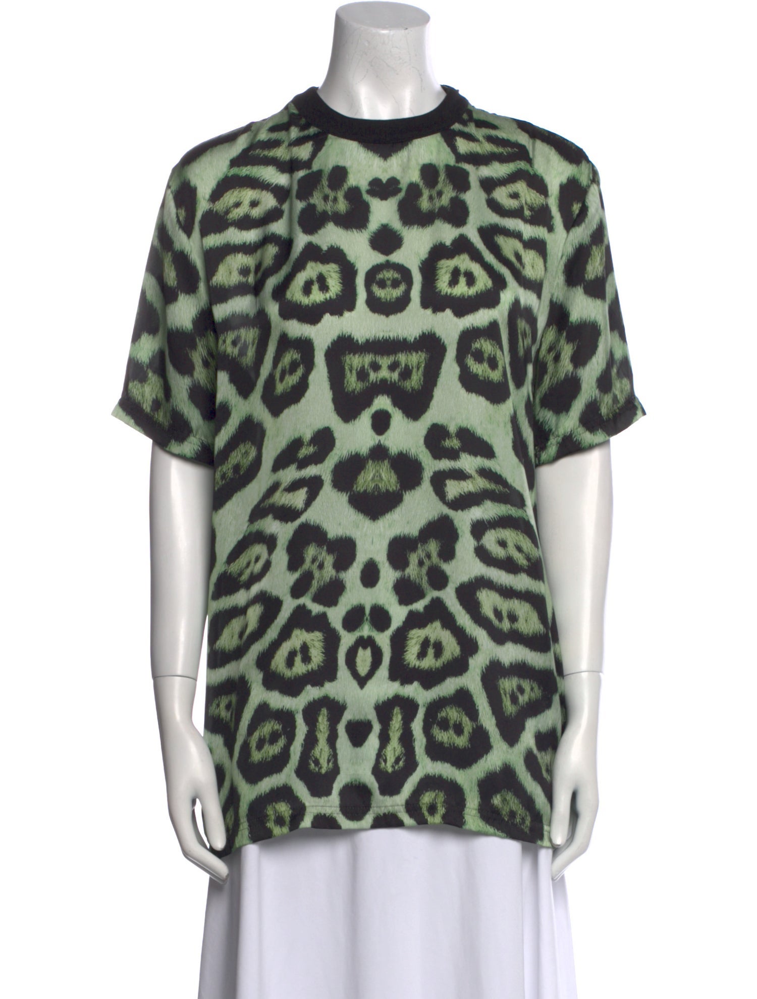 Givenchy Animal Print Crew Neck T-Shirt
