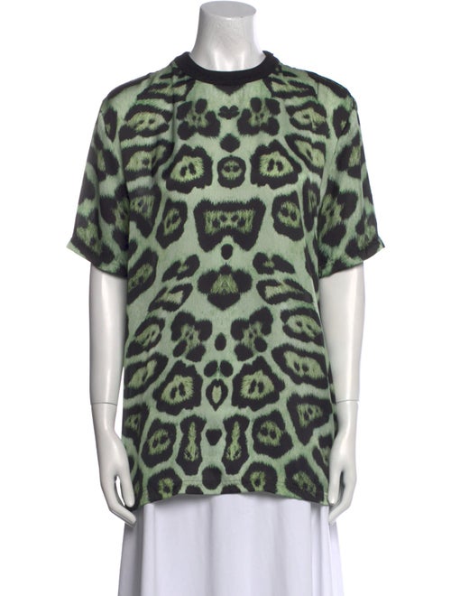 Givenchy Animal Print Crew Neck T-Shirt