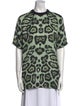Givenchy Animal Print Crew Neck T-Shirt