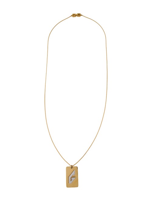 Givenchy Two Tone Pendant Necklace