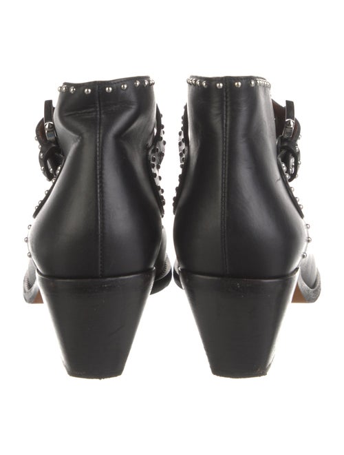 Givenchy Leather Studded Accents Western Boots
