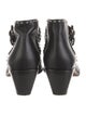 Givenchy Leather Studded Accents Western Boots