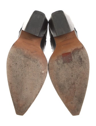 Givenchy Leather Studded Accents Western Boots