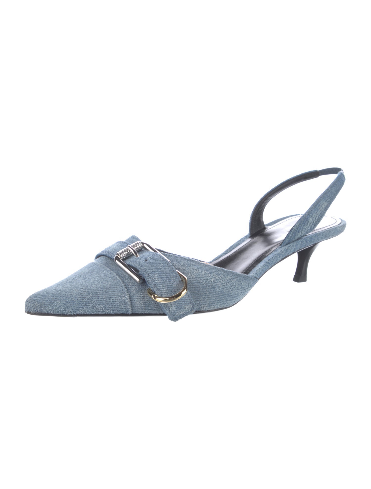 Givenchy Denim Slingback Pumps