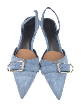 Givenchy Denim Slingback Pumps