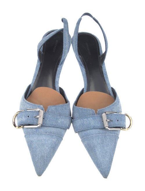 Givenchy Denim Slingback Pumps
