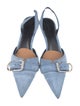 Givenchy Denim Slingback Pumps