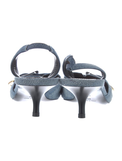 Givenchy Denim Slingback Pumps