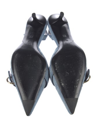 Givenchy Denim Slingback Pumps