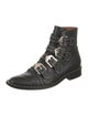 Givenchy Leather Studded Accents Combat Boots