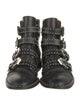 Givenchy Leather Studded Accents Combat Boots