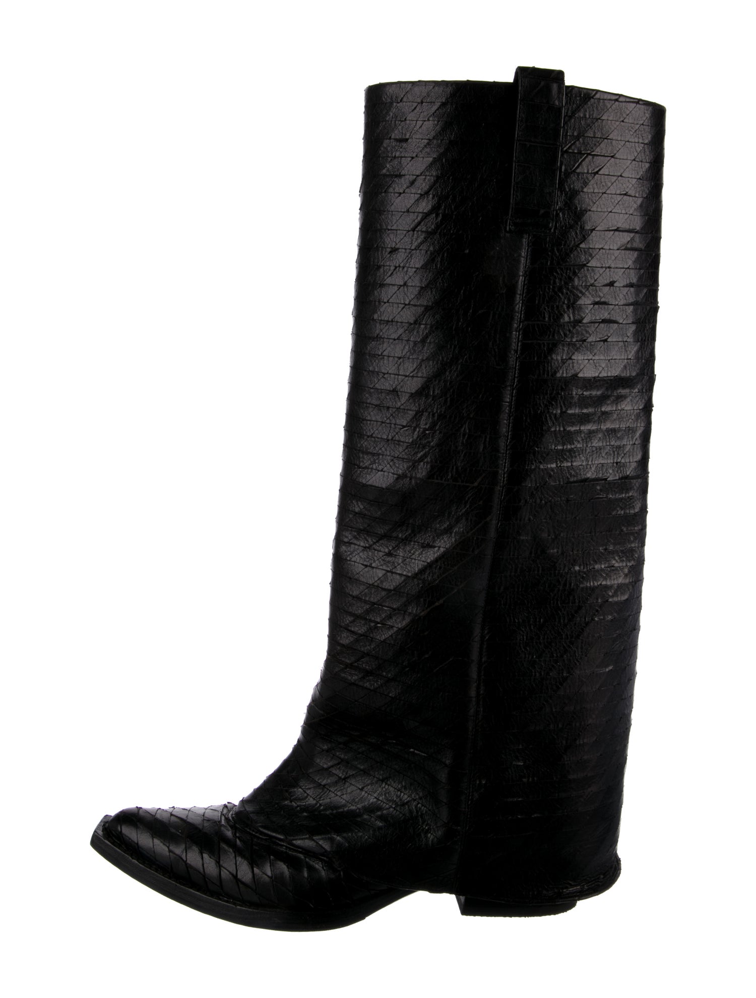 Givenchy Snakeskin Riding Boots