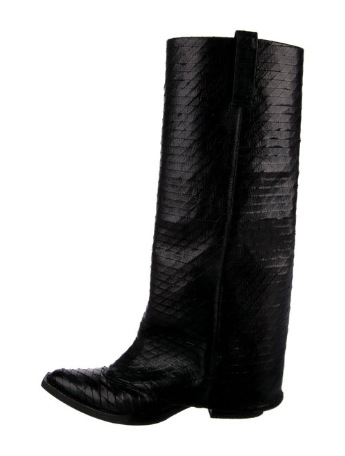 Givenchy Snakeskin Riding Boots