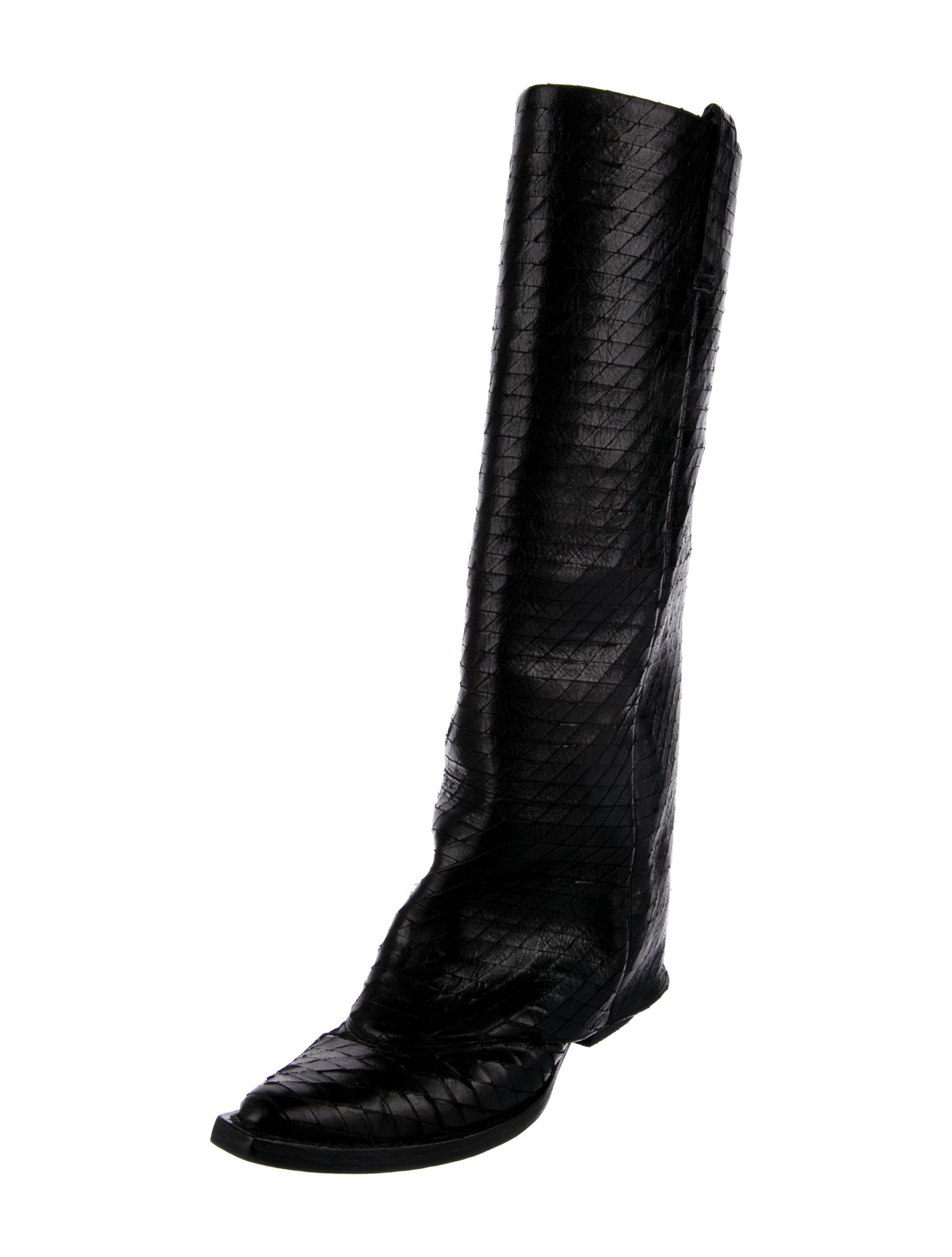 Givenchy Snakeskin Riding Boots