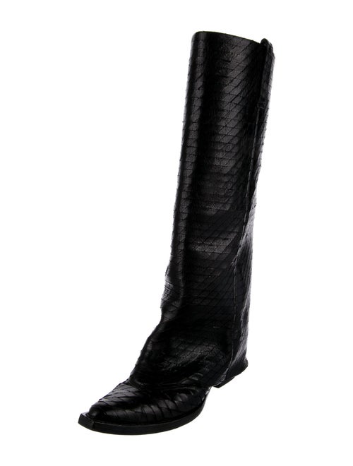 Givenchy Snakeskin Riding Boots